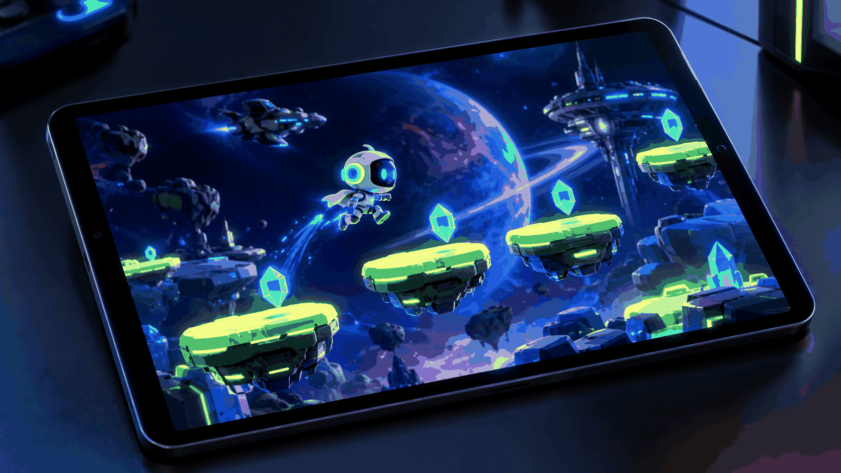 Прикладной кейс: Игра на переменке — 2D/3D аркадный платформер с неоновым маскотом